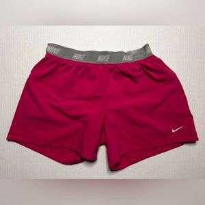 Pink Nike Activewear Shorts
